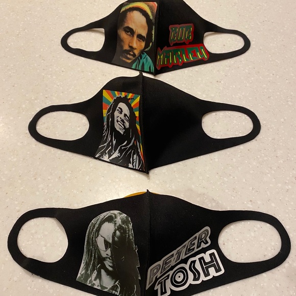 Bundle of 3 masks “ Bob Marley & Peter Tosh” - Picture 5 of 5